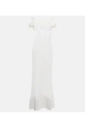 Jacquemus La Robe Camargue V-neck gown