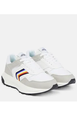Missoni Suede-trimmed sneakers