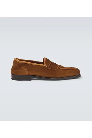 JOHN LOBB Bath suede loafers