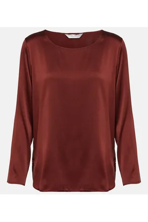 Max Mara Leisure Moldava stretch-silk top