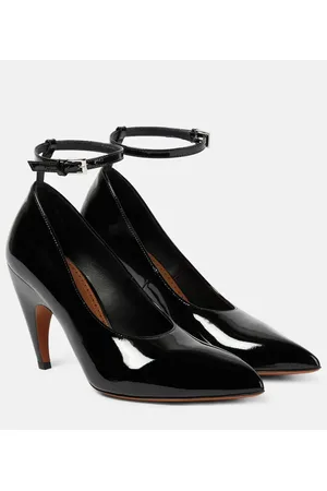 Alaïa AlaÃ¯a Shark patent leather pumps