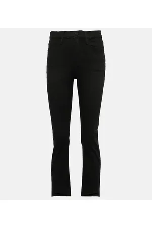 Frame Le High Straight cropped straight jeans