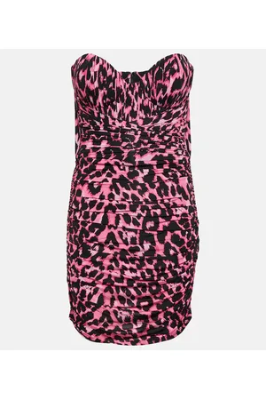 ALEX PERRY Axton leopard-print minidress