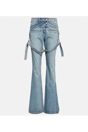 Courrèges CourrÃ¨ges Mid-rise bootcut jeans