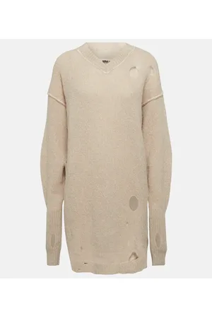 Maison Margiela Alpaca-blend minidress