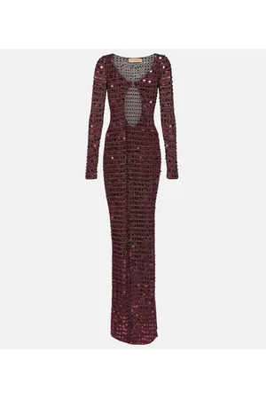 AYA MUSE Chyha embellished cutout maxi dress