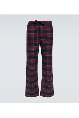 DEREK ROSE Kelburn 36 checked cotton pajama pants