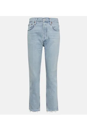 AGOLDE Riley high-rise cropped jeans