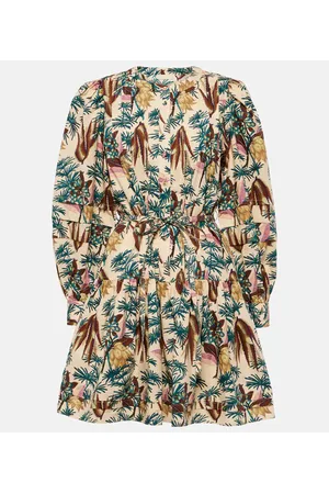 ULLA JOHNSON Karina cotton poplin minidress