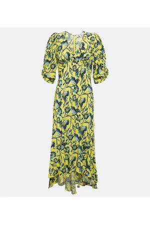 Diane von Furstenberg Printed crÃªpe midi dress