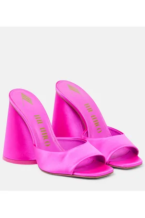 The Attico Luz satin mules