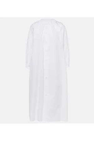 Maison Margiela Cotton poplin midi dress