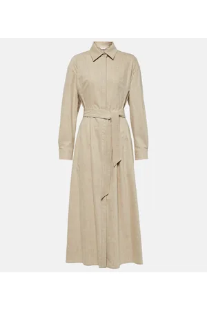 Max Mara Edro wool and cashmere shirt dress