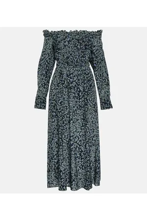 Altuzarra Lillian printed silk midi dress