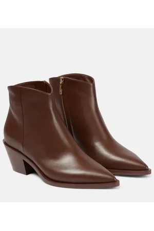 Gianvito Rossi Frankie leather ankle boots