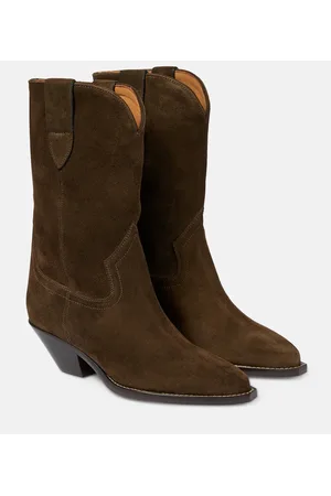 Isabel Marant Dahope suede cowboy boots