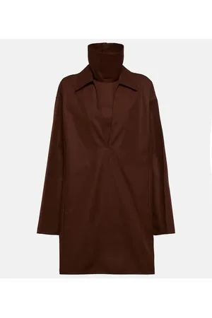 Jil Sander Layered cotton minidress
