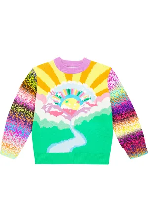 Stella McCartney Patterned striped knit sweater