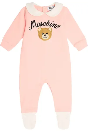 Moschino Baby Teddy Bear cotton-blend jersey onesie