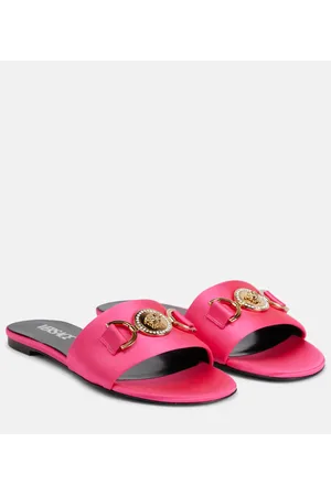 VERSACE Medusa satin sandals