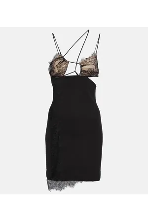 Nensi Dojaka Lace-trimmed minidress