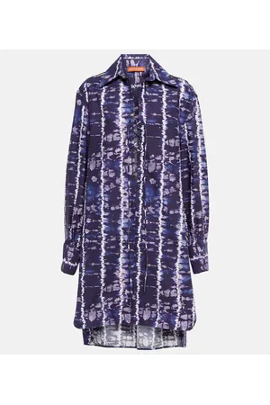 Altuzarra Nia printed cotton-blend shirt dress