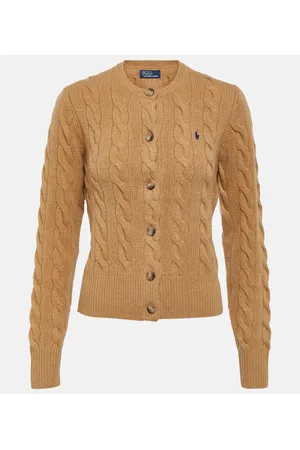 Ralph Lauren Cable-knit wool and cashmere cardigan