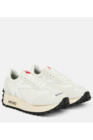 Kenzo Smile Run suede sneakers