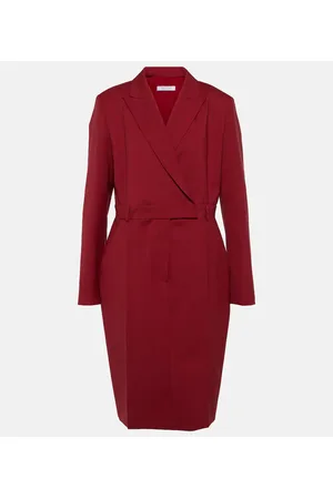 Max Mara Odessa wool blazer minidress