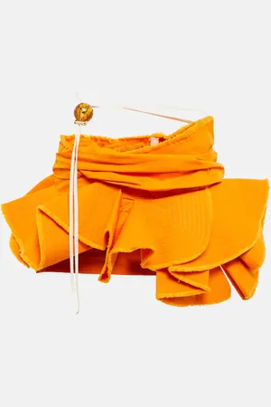 Jacquemus La Jupe Artichaut cotton miniskirt