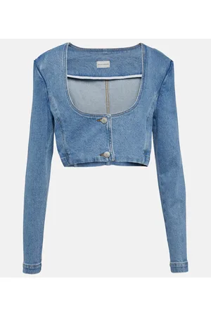MAGDA BUTRYM Cropped denim top