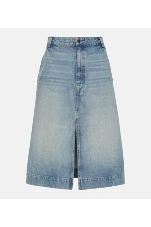Charlene denim midi skirt