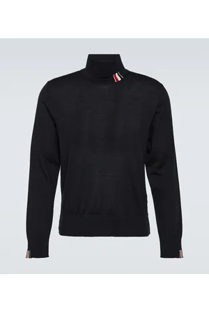 Thom Browne Wool-blend turtleneck sweater