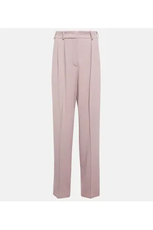 Joseph Buckley pleated wide-leg wool-blend pants