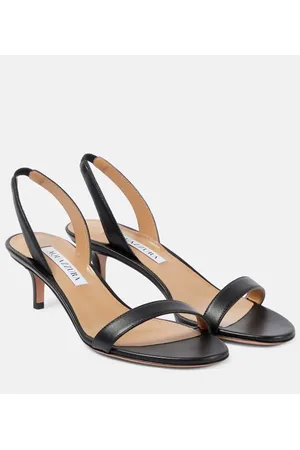 Aquazzura 50 leather sandals