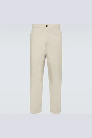 BARENA Canasta mid-rise cotton blend chinos