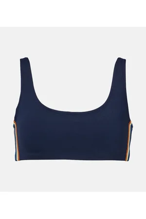 Tory Burch Striped sports bra