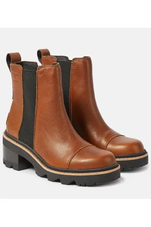 sorel Joan Now leather Chelsea boots