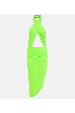 Norma Kamali Cutout halterneck midi dress