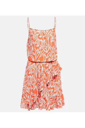 Heidi Klein Printed ruffled minidress
