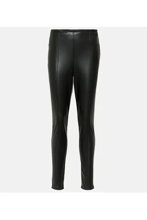 JET SET Pegaso faux leather leggings