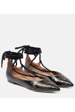 Etro Perforated leather ballet flats
