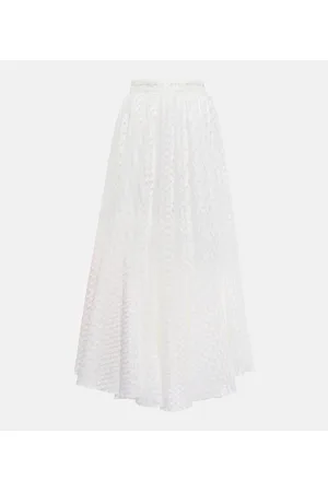 Giambattista Valli MacramÃ© midi skirt