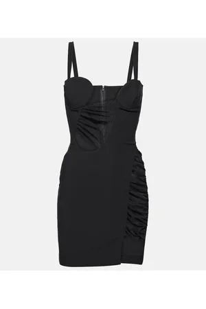 Nensi Dojaka Cutout jersey minidress