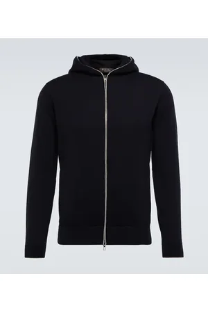 Loro Piana Cashmere and cotton hooded jacket