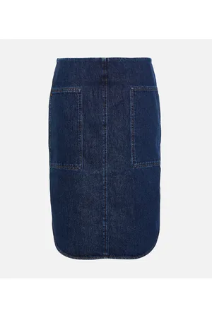Totême Denim midi skirt