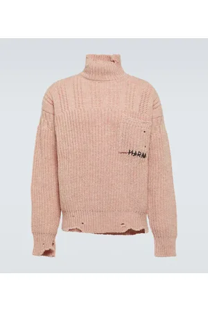Marni Distressed virgin wool turtleneck sweater