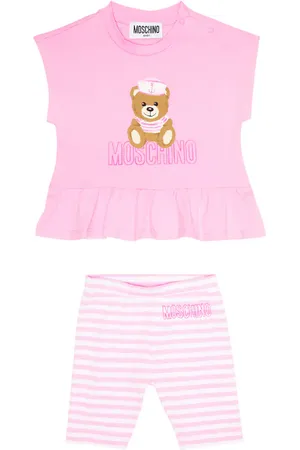 Moschino Baby cotton-blend T-shirt and leggings set