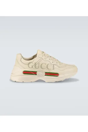 Gucci Rhyton leather sneakers