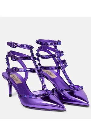 VALENTINO GARAVANI Rockstud patent leather pumps